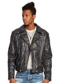 Denim Supply Ralph Lauren Coated Denim Moto Jacket Ralph Lauren Denim Denim And Supply Distressed Jacket