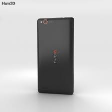 ZTE Nubia Z7 Mini Black 3D model ...