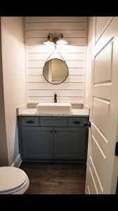 54 Half Bathroom Ideas For Beautiful Bathroom Design On A Budget Home Decoration Beaut Small Half Bathrooms Small Basement Bathroom Small Bathroom Vanities