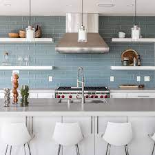 The slick surface is extremely easy to clean and gives a room a polished. 75 Blue Backsplash Ideas Navy Aqua Royal Or Coastal Blue Design