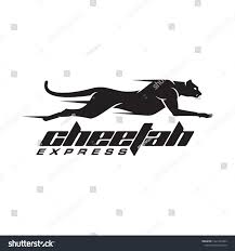Black And White Cheetah Logo Cheetah Logo Template Vector Illustration Image Vector Cheetah Logo Vector Illustration Graphic Design Logo