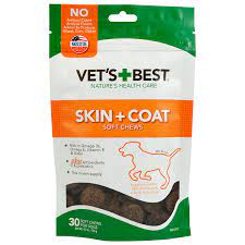 After that, the single best way to ensure your dog is getting his vitamin e is through quality pet supplements. Vet S Best Skin Coat Dog Supplements Formulated With Vitamin E And Biotin To Maintain Dogs Healthy Skin And Coat 50 Chewable Tablets Walmart Com Walmart Com