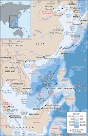 These islands are situated in the middle of the south china sea between the territory of vietnam and the philippines. East China Sea Sea Pacific Ocean Britannica