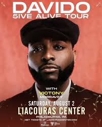 Davido performing live in Philadelphia tonight
