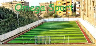 عرض خاص من شركه Omega Sport لملاعب كرة القدم نجيل صناعى ملعب كرة قدم Standard بمساحه 22 42 924م2 نجيل صناعى تركى تسويه الارض ودكها طبقه د Field Sports