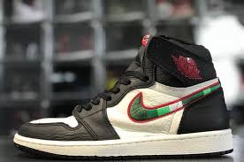 Nike Air Jordan 1 Green White Black First Look The Air Jordan 1 Sports Illustrated A Star Is Born Air Jordans Nike Air Jordan Retro Adidas Shoes Online