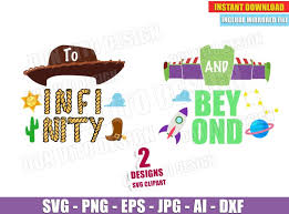 Download Toy Story To Infinity And Beyond Svg Png Disney Woody Buzz Cut Files