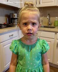 little girl searches for her mother in a stranger's house