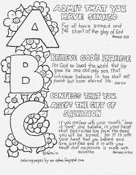 This giant type edition of the st. The Abc Of The Gospel Coloring Page See More At My Blogger Http Coloringpagesbymradron Blogspot Childrens Church Lessons Bible School Crafts Bible Coloring