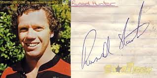 Russell Hunter autograph collection entry at StarTiger