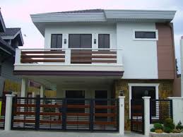 Tv lounge on first floor with beautiful wooden and tile work and beautiful fancy lights. Design 2 Storey House With Balcony Images 2 Story Modern House Pertaining To House Balcony Design 2 Storey House Design House Balcony Design House With Balcony