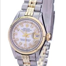 Vintage Rolex Lady Datejust 6517 White Mop Diamond Vintage Rolex Rolex Custom Rolex