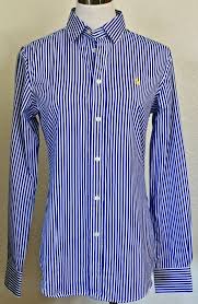 Black And Blue Polo Ralph Lauren Shirt Ralph Lauren Polo Woman Blouse Blue Stripe Yellow Custom Fit Long Sleeve S6 Nwt 190866047018 Ebay Polo Shirt Women Blue Blouse Blouses For Women
