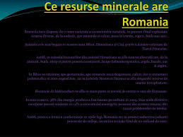 Romana si zona montana hidroenergia utilizeaza. Ppt Ce Resurse Minerale Are Romania Powerpoint Presentation Free Download Id 2324417