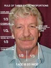 Rule of Three Facial Proportions ~ www.woodbeecarver.com