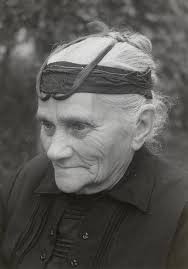 Vrouw in daagse dracht uit Stein, 1950