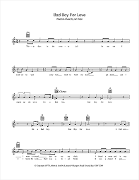 Dropkick murphys are a punk rock band formed in quincy, massachusetts, united states in 1996. Rose Tattoo Bad Boy For Love Sheet Music Notes Chords Melody Line Lyrics Chords Download Australian 39114 Pdf