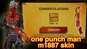 I got m1887 one punch man skin new m1887 skin 5 spin trick new event today free fire. An577rakculh M