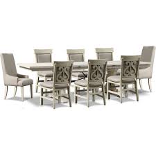 Charthouse Rectangular Dining Table 2 Host Chairs And 6 Upholstered Dining Chairs Value City Furniture An In 2020 Dining Chairs Rectangular Dining Table Host Chairs