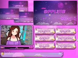 Pastel purple/blue 15 twitch panels package | etsy. Cutetwitchoverlay Designs Themes Templates And Downloadable Graphic Elements On Dribbble