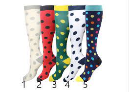 Knee High 20 30mmhg Compression Stockings Various Designs 2 Etsy Compression Stockings Knee High Ted Socks
