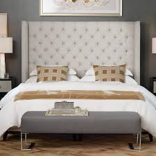 King tufted headboard standard twin size photo. Presidio Extra Tall Tufted Bed Luxury Beds Williams Sonoma