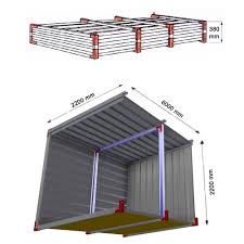 Container garages have become quite the attractive option for car owners. Container Als Fahrradgarage Oder Mulltonnenunterstand 4 6 Meter