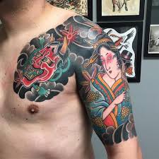 Paused you're listening to a sample of the audible audio edition. Media Manga Y Pecho Tradicional Japones A Color By Delfoco Tattoonow