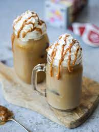 A Delicious And Easy To Make Iced Coffee Recipe With Salted Caramel Learn How To Make A Homemade Iced Coffee Recipe Ice Coffee Recipe Iced Coffee Recipe Easy