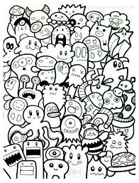 Kostenlose Malvorlagen Coloring Doodle Doodling 10 Zeichen Nb Cute Doodles Doodle Characters Doodle Art Designs