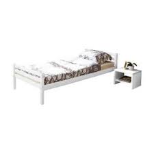 Lit 1 Personne Lit Simple Robuste Et Stable En Hetre Massif Vernis Blanc 90x200 Cm Lit Enfant Decoration Maison Lit
