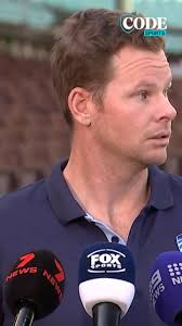 Steve Smith was going through it during the Shield game. 😂