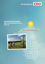 Wahlprogramm für die bundestagswahl 2021: Wahlprogramm Der Cdu Rheinland Pfalz Fur Die Region Rhein Westerwald Michael Waschenbach