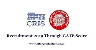 Cris Recruitment 2019 Through Gate Score For Ase Posts Aftergraduation Engineering Jobs Recruitment Job Opening