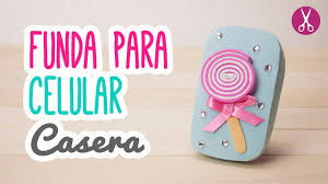 Como Hacer Funda Para Celular De Foami Casera Funda Tipo Carcasa Para Movil Catwalk Fundas Para Celular Fundas Estuches Para Celulares