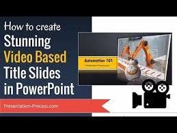 60 How To Create Stunning Video Title Slides In Powerpoint Youtube Powerpoint Tutorial Powerpoint Powerpoint Presentation