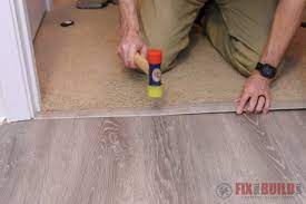 It usually has an attached cork backing for some extra cushioning and insulation. Installing Vinyl Plank Flooring How To Fixthisbuildthat
