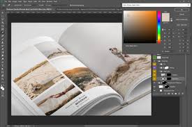 Hardcover Photo Book Mockup 03 In Stationery Mockups On Yellow Images Creative Store