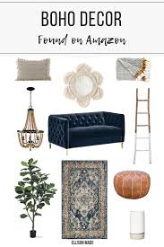 Boho design and decor combines elements of new and old, loud and obnoxious colors, plants, antiques, chill vibes, funky wallpaper, and finally….go big or go home! Boho Home Decor Finds On Amazon Amazon Home Decor Home Decor Boho Decor