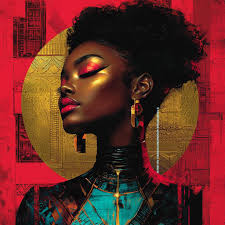 Queen Ahmose Nefertari for our coloring book