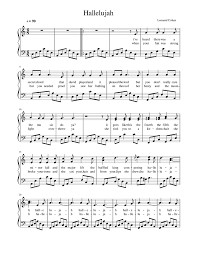 Print And Download In Pdf Or Midi Hallelujah Hallelujah By Leonard Cohen Modified In 2020 Hallelujah Sheet Music Piano Sheet Music Free Free Violin Sheet Music