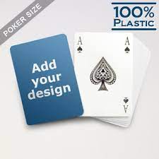 How to print on both sides of the cards. Plastic Playing Cards With One Side Blank For Personalization