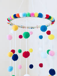 Pom Pom Mobiles Nursery Baby Mobile Pom Pom Hanging Gift Ideas Dream Catcher Kids Decor Cheerful Crib B Dreamcatcher Baby Pom Pom Mobile Dream Catcher For Kids