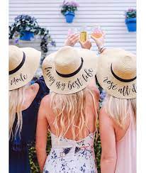 Custom Floppy Beach Hat Bachelorette Trip Honeymoon Etsy Bachelorette Trip Floppy Beach Hat Beach Honeymoon