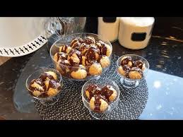 تحلية الشو بروفيتغول بالكريمة و صلصة الشكولاطة Profiteroles A La Creme Et Sauce Au Chocolat Youtube Food Breakfast Waffles