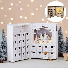Led Wooden Advent Calendar Book Hobbycraft