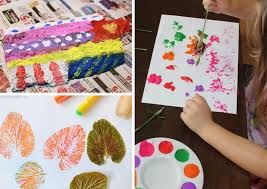 Toddlers in our kindercare centers are diving into nature (and getting a little messy) with a fun creative expression activity that helps them explore natural items and new art materials! 27 Ways To Create Nature Art The Craft Train
