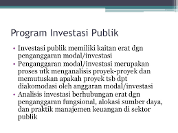 Analisis Investasi Publik Ppt Download