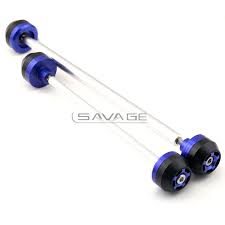 For Bmw F800r 2009 2014 Blue Motorcycle Front Rear Axle Fork Crash Sliders Cap Pad Wheel Protector Falling Blue Motorcycle Motorcycle Accessories Motorcycle