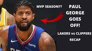 Posts 23 points in defeat. Lakers Vs Clippers In Less Than 4 Minutes Paul George Mvp Season Nba 2020 2021 Youtube